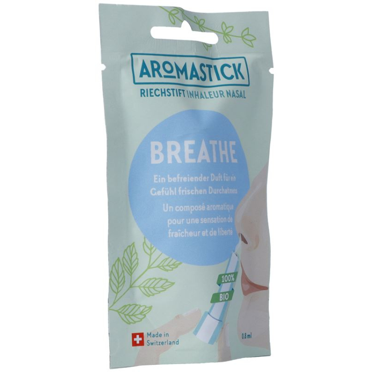 AROMA STICK olfactory pin 100% organic Breathe bag