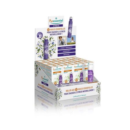 Puressentiel Display Stress Roll-On - Natural Formula for Stress Relief