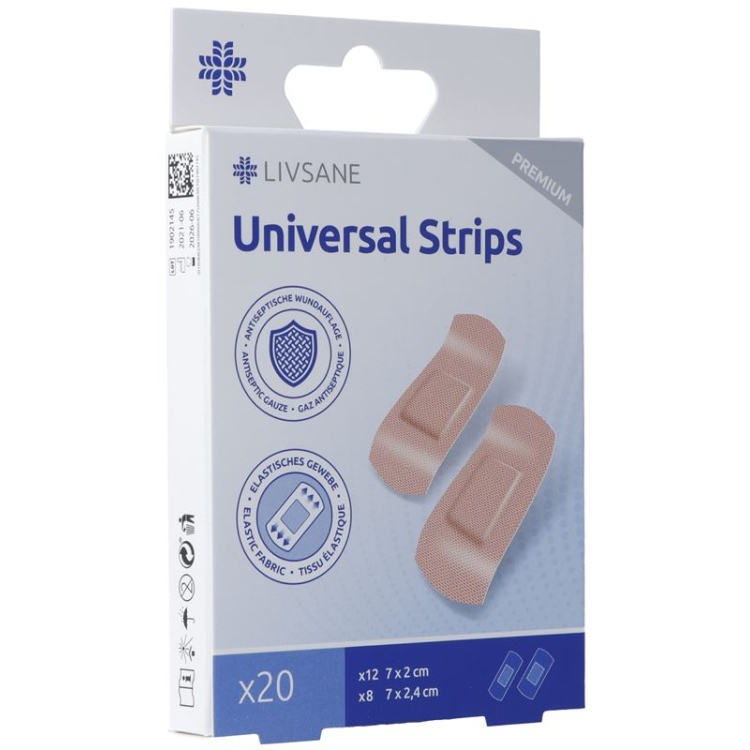 បន្ទះកម្រាលឥដ្ឋ Livsane Universal 20 PCs