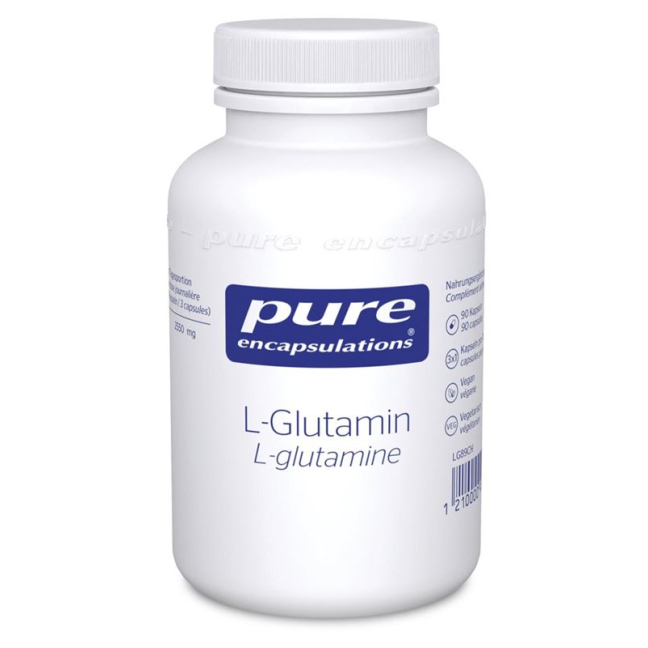 Pure L-glutamine 850 mg Kaps Ds 90 pcs
