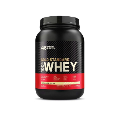 OPTIMUM 100% Whey Gold Standard Vanilla Ice 2lb Ds 900g