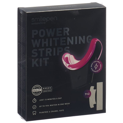 Smilepen pow whiten strips kit strips&accelerator