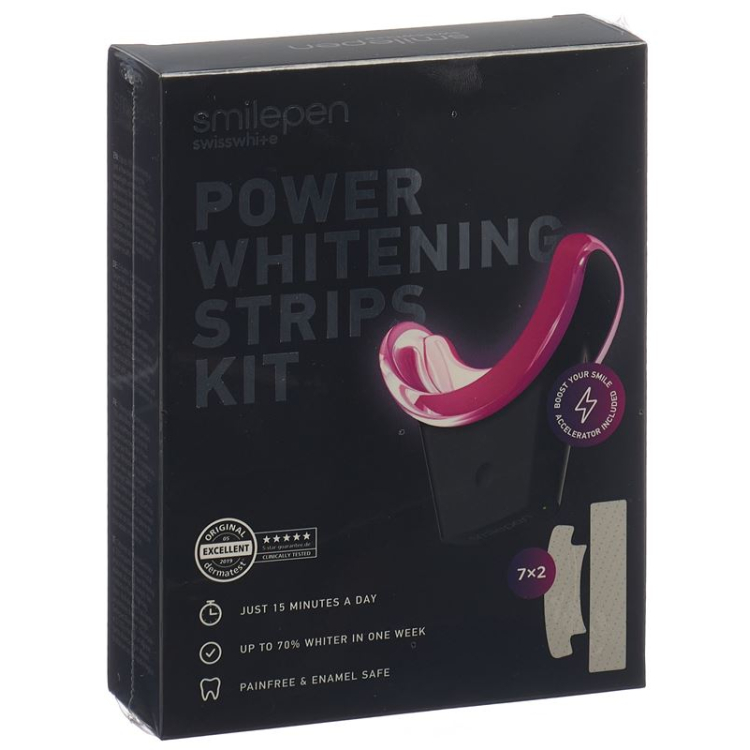 SMILEPEN Pow Whiten Strips Kit Strips & Accelerator