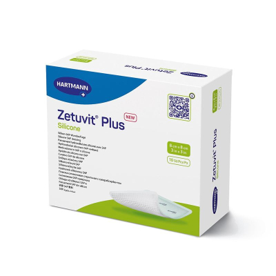 Zetuvit plus silicone 8x8cm (neu)