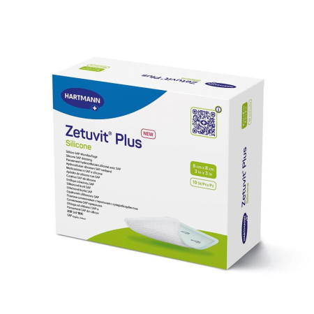 ZETUVIT Plus Silicone 8x8cm (neu)