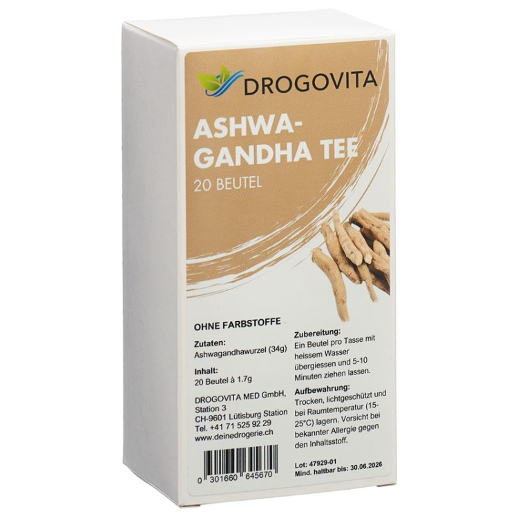 DROGOVITA Ashwagandha Tee