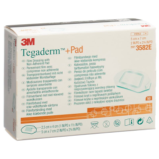 3M TEGADERM+PAD 5x7cm Wundki 2.5x4cm (n)