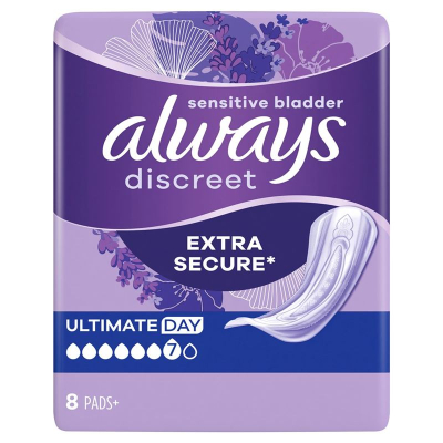 Always discreet inkontinenz ultimate tag n