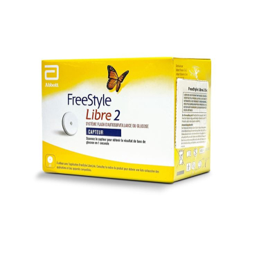 ឧបករណ៍ចាប់សញ្ញា abbott freestyle libre 2 រយៈពេល 14 ថ្ងៃ។