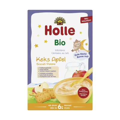 Holle milchbrei keks apfel bio