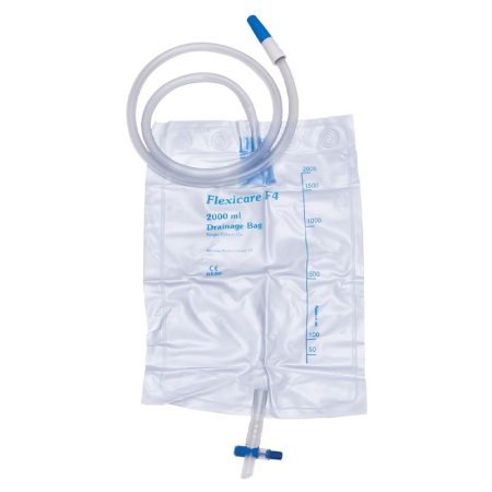 FLEXICARE Urinbeutel 2000ml 100cm T-Hahn st