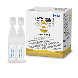 Cationorm kapljice za oko emulzija UD 30 x 0,4 ml