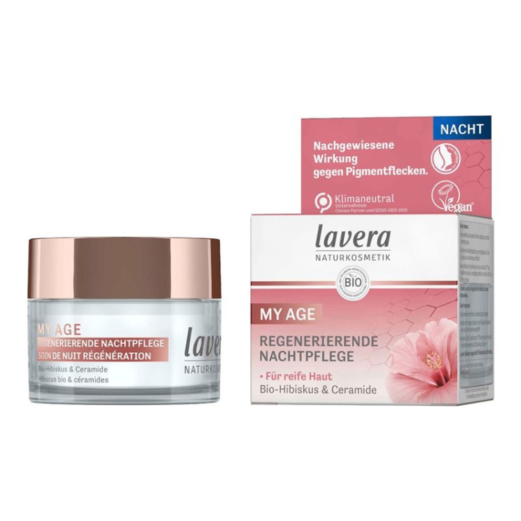 Lavera My Age Crème de Nuit Régénérante pour peaux matures pot 50ml