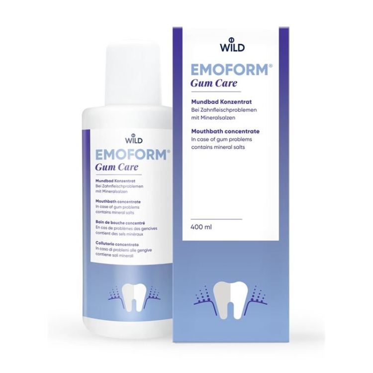 Emoform gum care mouthrinse concentrate 400 ml