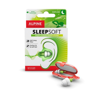 ALPINE SleepSoft + earplug Euro hole pair 1