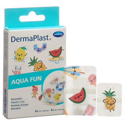 Dermaplast aqua fun 12 tk