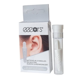 eeears ear cleaner reusable silicone white
