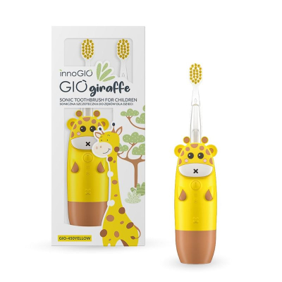 Innogio sonic zahnbürste giraffe gelb