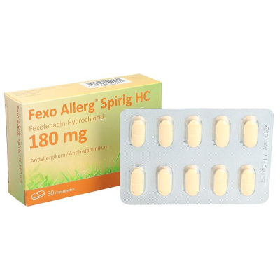 FEXO ALLERG Spirig HC film-coated tablets 180 mg