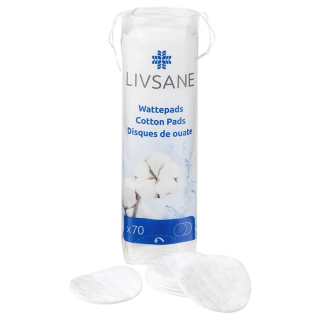 Livsane cotton pads 70 pcs