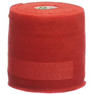 Haftelast bandage de fixation cohésif sans latex 8cmx20m rouge 6 pcs