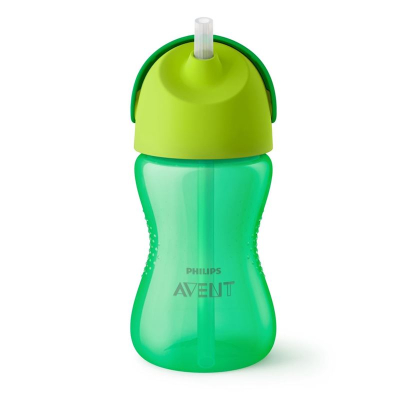 AVENT PHILIPS šiaudų puodelis 300ml berniukas žalias