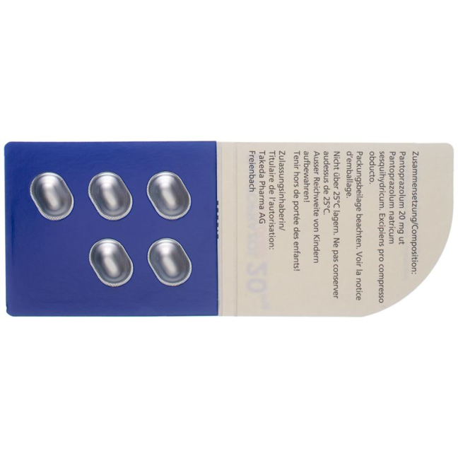 Pantoprazol Nycomed Filmtabl 20 mg 90 x 15 adet