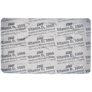 Salus Vitamin D3 1000 Vital Kaps vegansk 60 Stk