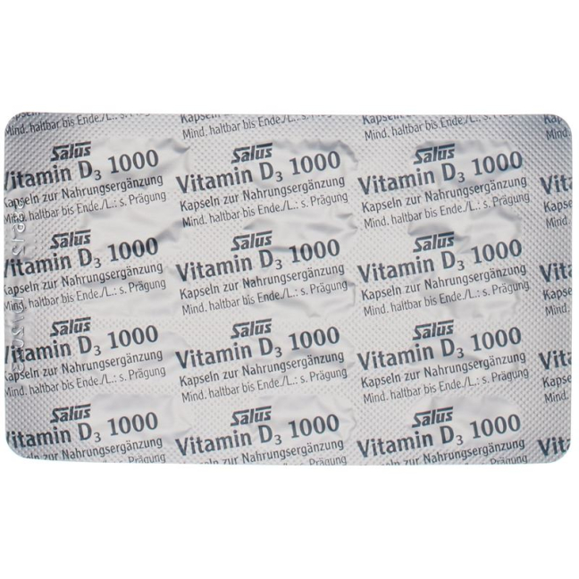 Salus D3-vitamin 1000 Vital Kaps vegán 60 Stk