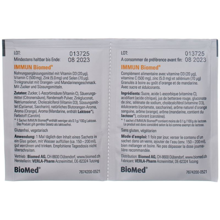 IMMUN Biomed granules bag 40 Stk