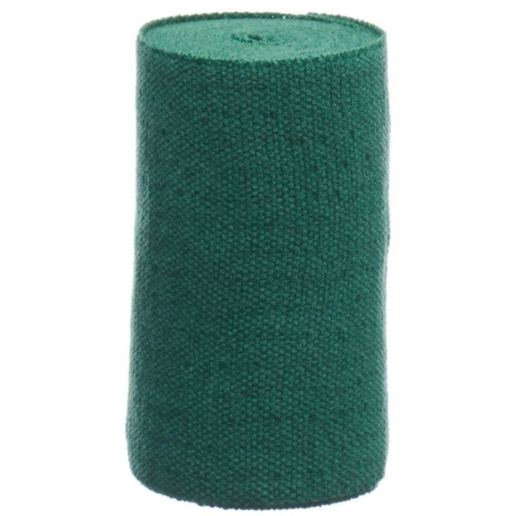 Lenkelast kleur medium-stretch universeel verband 6cmx5m groen 10 st