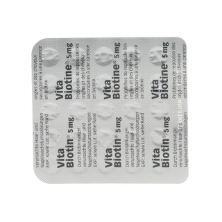 Vita Biotin Tabl 5 mg 25 pz