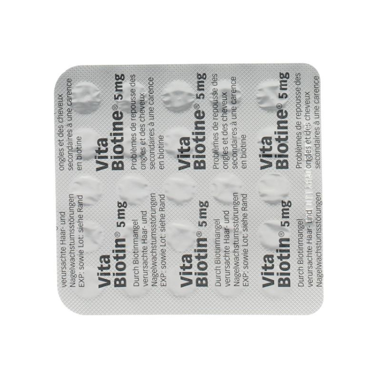 Vita Biotin Tabl 5 mg 25 vnt