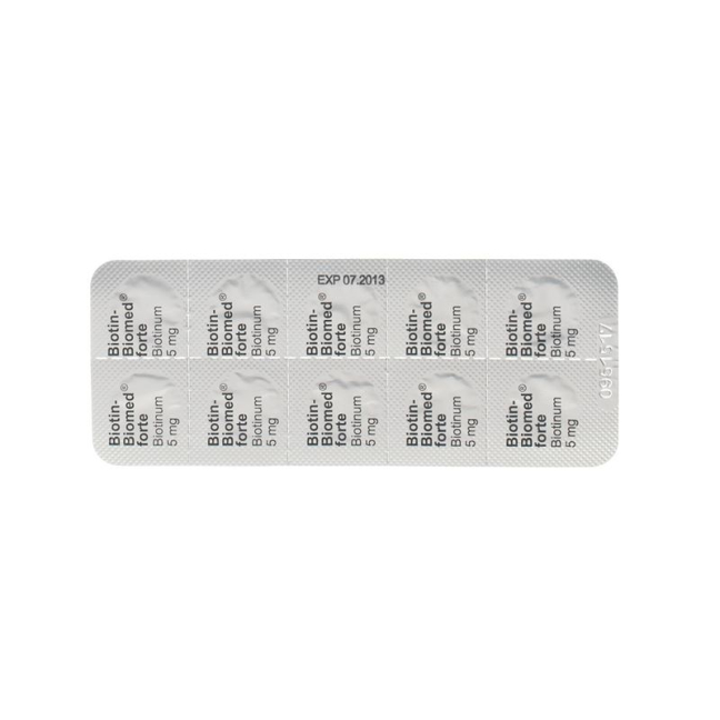 BIOTINA Biomed forte Tabl 5 mg