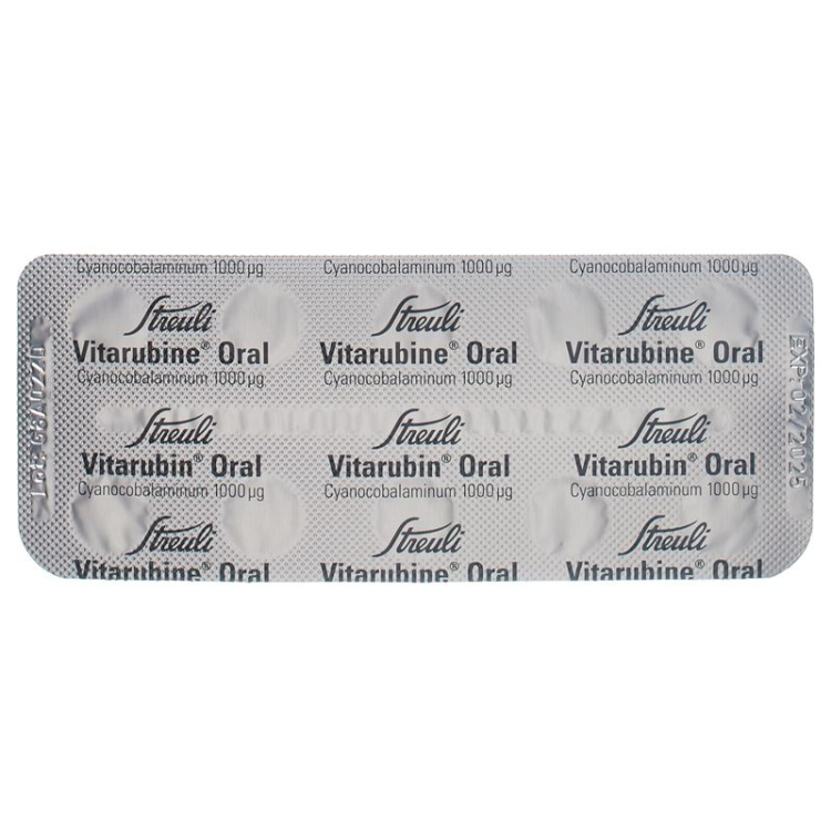 Вітарубін Oral film-coated tablets 1000 мкг 100 шт