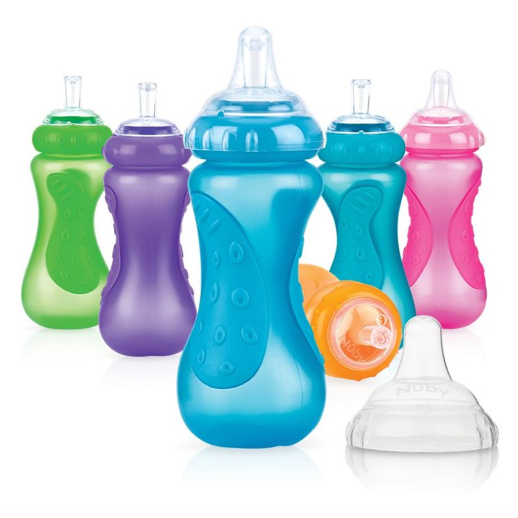 Nuby Easy Grip Sport Sipper مع مصاصة