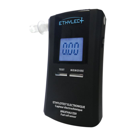 Ethylec electronic breath alcohol measuring instrument