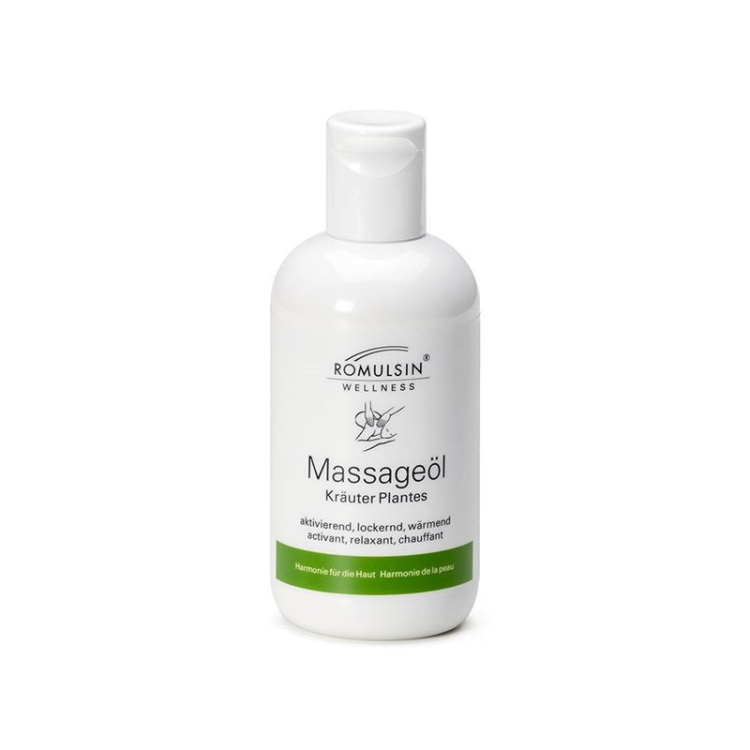 Romulsin massageolie aktiverende urter 250 ml