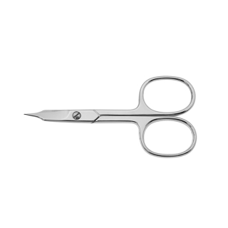 Borghetti Nagelschere bent with spire nickel-plated steel blade with a micro-serrated