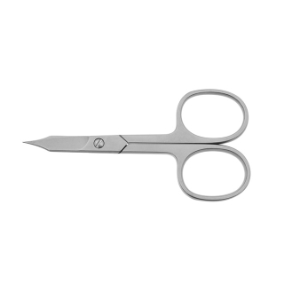Borghetti Nagelschere Inox bent with spire with micro-serrated blade