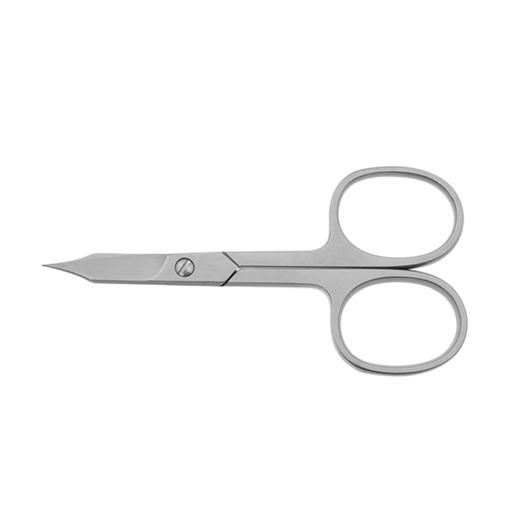 Borghetti Nagelschere Inox bent with spire with micro-serrated blade