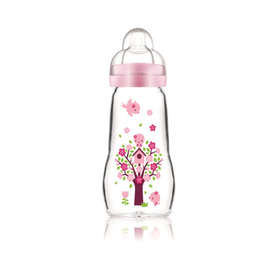 MAM Feel Good glass bottle 260ml 2+m