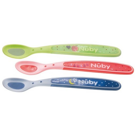 NUBY spoon heat-sensitive Hot Safe 3M+