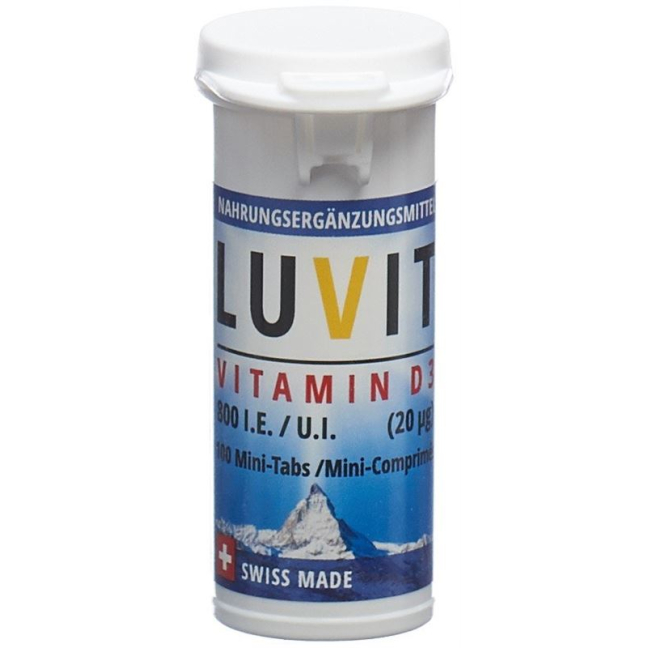 LUVIT vitamin D3 Mini-Tabs Ds 100 pcs