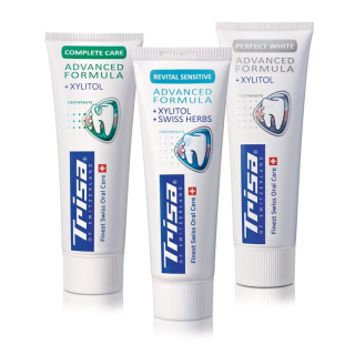 Trisa display toothpaste mix 15 pcs assorted