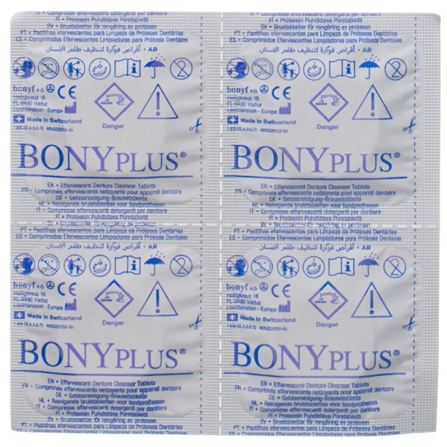 Bony Plus Express protez ve temizleme tabletleri 32 adet