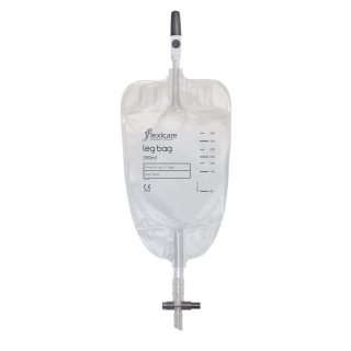 Flexicare vrečka za urin 350 ml 7 cm odtočni povratni ventil 10 kosov