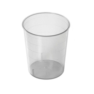 Wiegand medi cup 25ml transparent washable 50 pcs