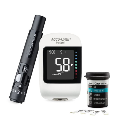 ACCU-CHEK INSTANT Sett mmol/l inkl 1x10 Tester