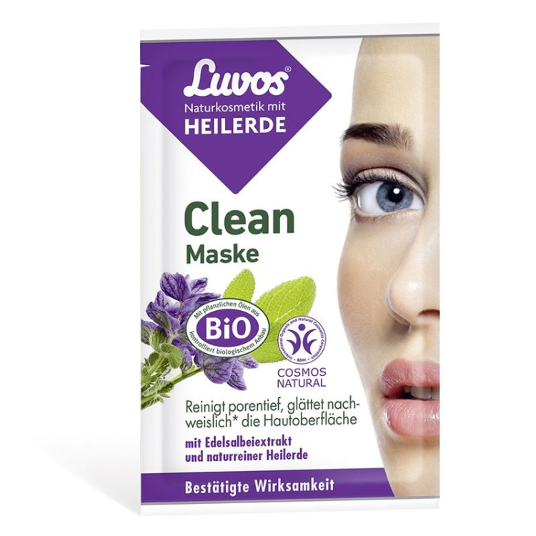 Luvos Clean Maske Naturkosmetik mit Heilerde 2 x 7.5 毫升